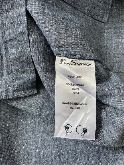Ben Sherman Shortsleeve Button Down Shirt - Picture 6 of 6